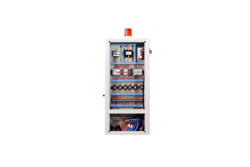 Máy cắt nhôm 2 đầu mâm xoay F500 CNC hệ thống bao gồm 7 pittong