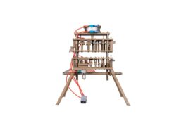 Máy đột dập nhôm hệ tổng hợp 27 dao hơi Máy đột dập nhôm hệ tổng hợp 27 dao hơi